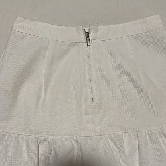 NWOT Emory Park White Ruffle Skirt Size S - Picture 12 of 13